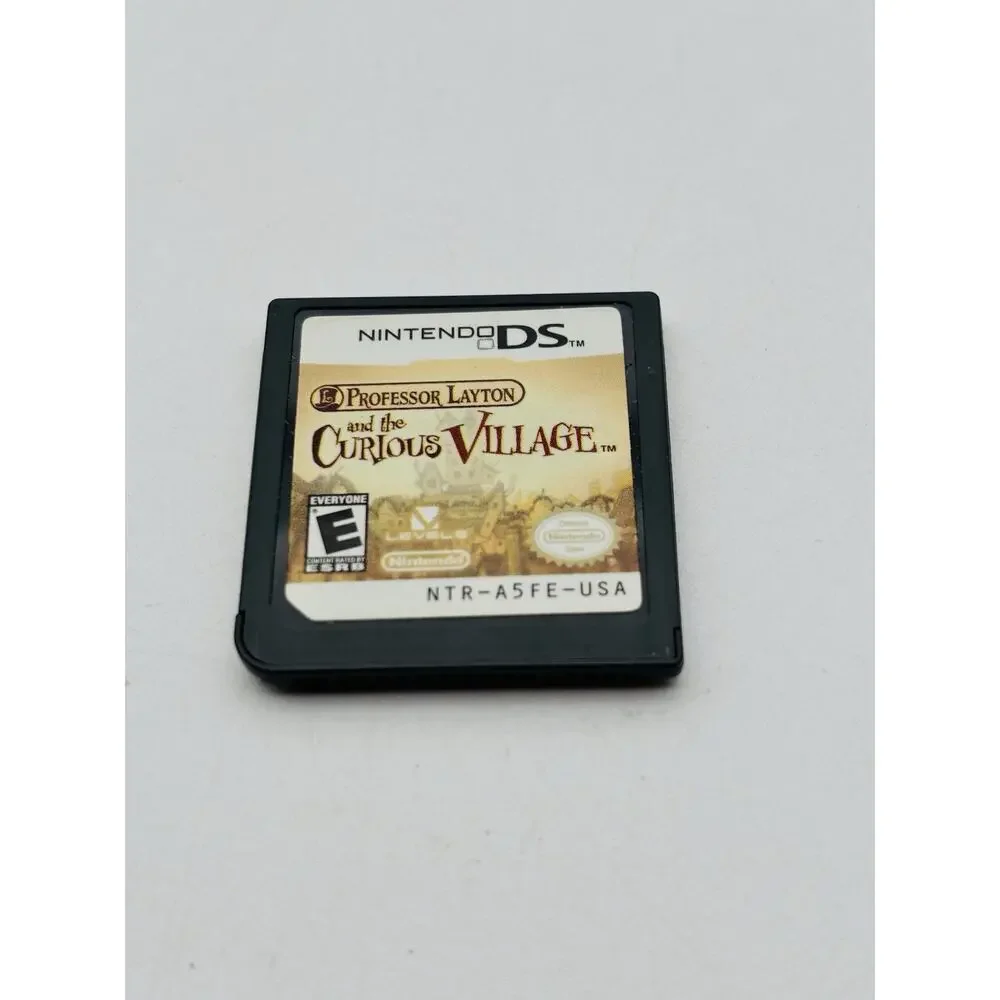 Professor Layton and the Curious Village Nintendo DS, 2008 Game Cartridge Works